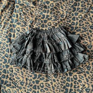 Chocolate Layered Ruffle Skort